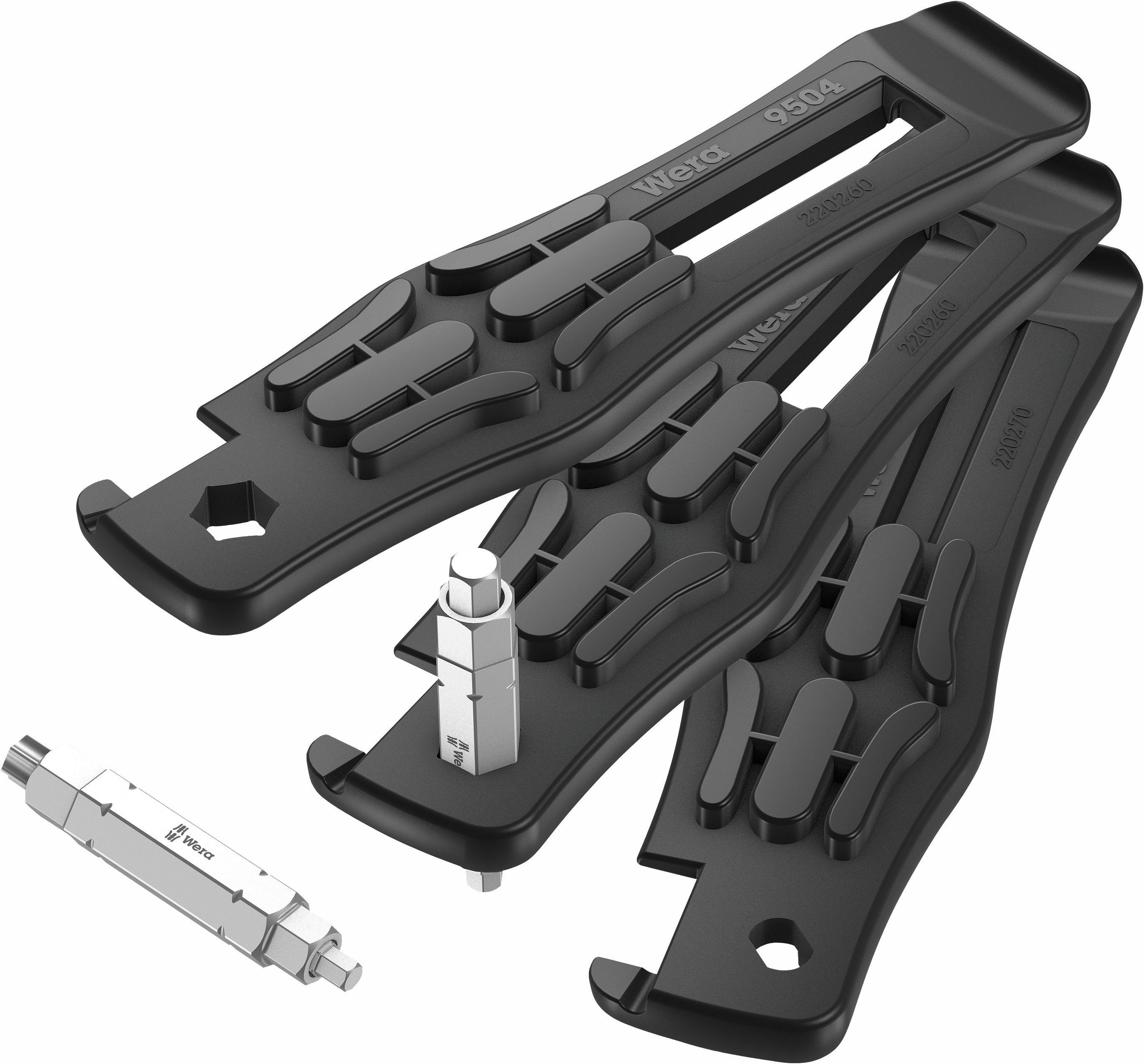 Wera Bicycle Set 15 - Compact Tyre Leaver Bit Set