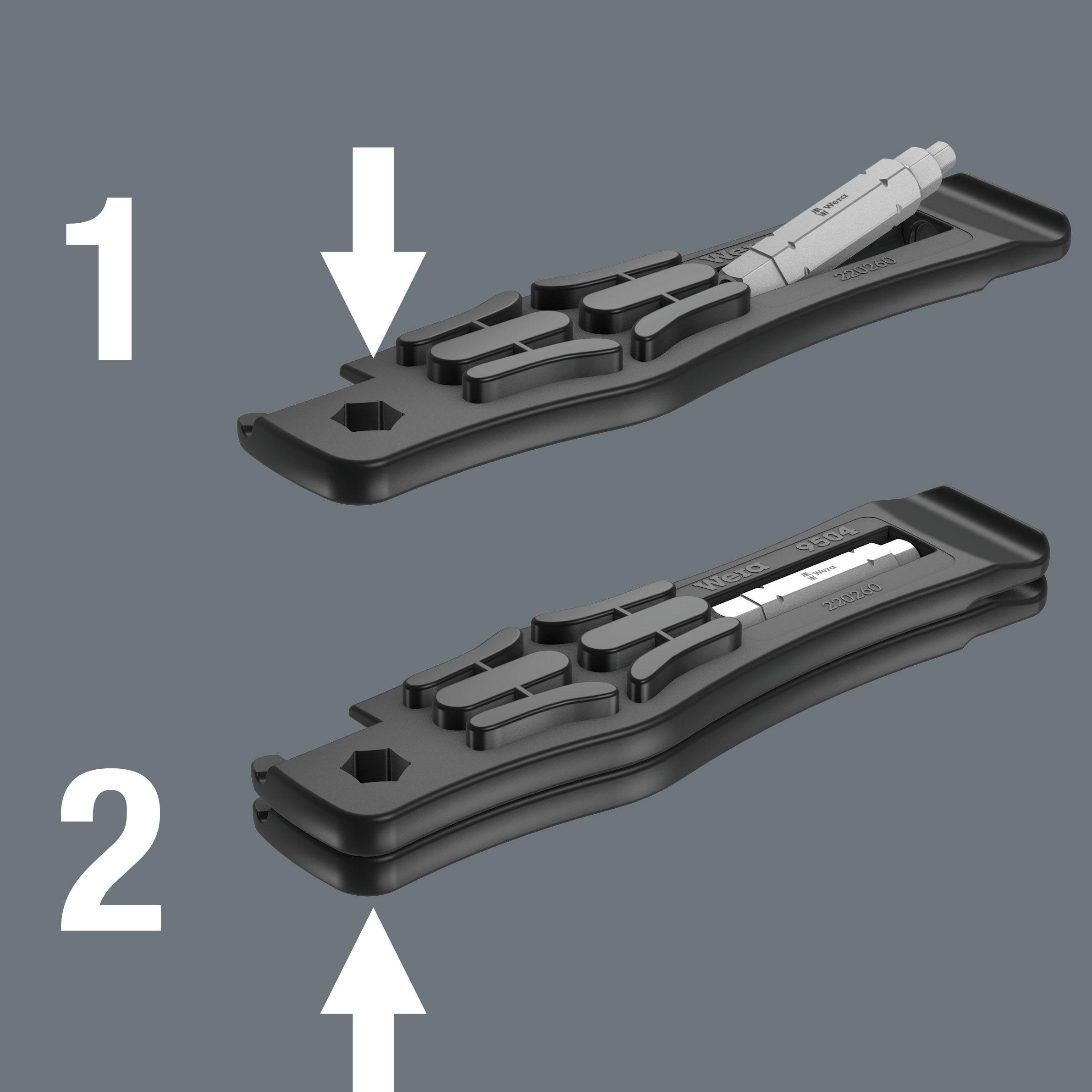 Wera Bicycle Set 15 - Compact Tyre Leaver Bit Set