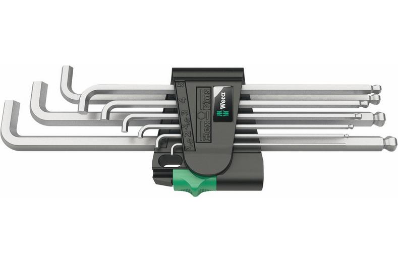 Wera Hex-Plus 4 L-key set Chrome-Plated Wera Hex-Plus 4 L-key set Chrome-Plated