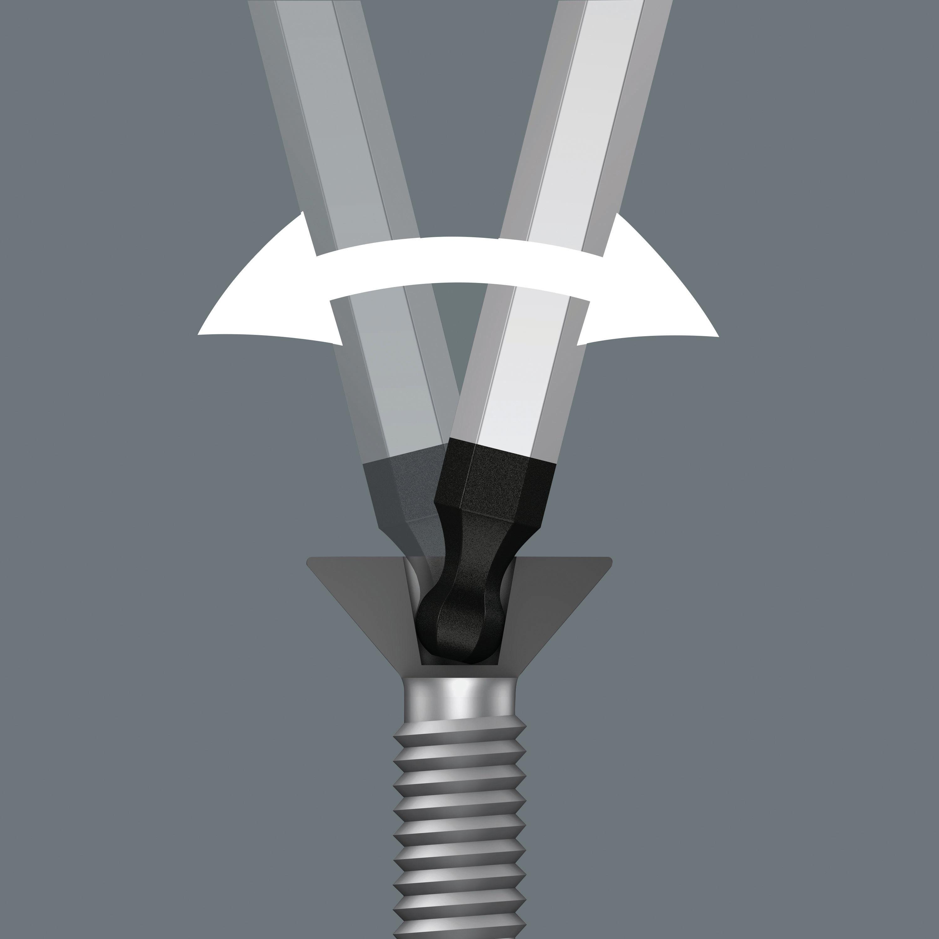 Wera Hex-Plus 4 L-key set Chrome-Plated