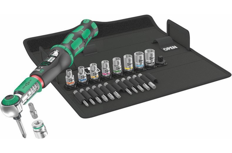 Wera Safe-Torque A 2 Torque Wrench 23 Piece Set 1/4" Hex Drive Wera Safe-Torque A 2 Torque Wrench 23 Piece Set 1/4" Hex Drive