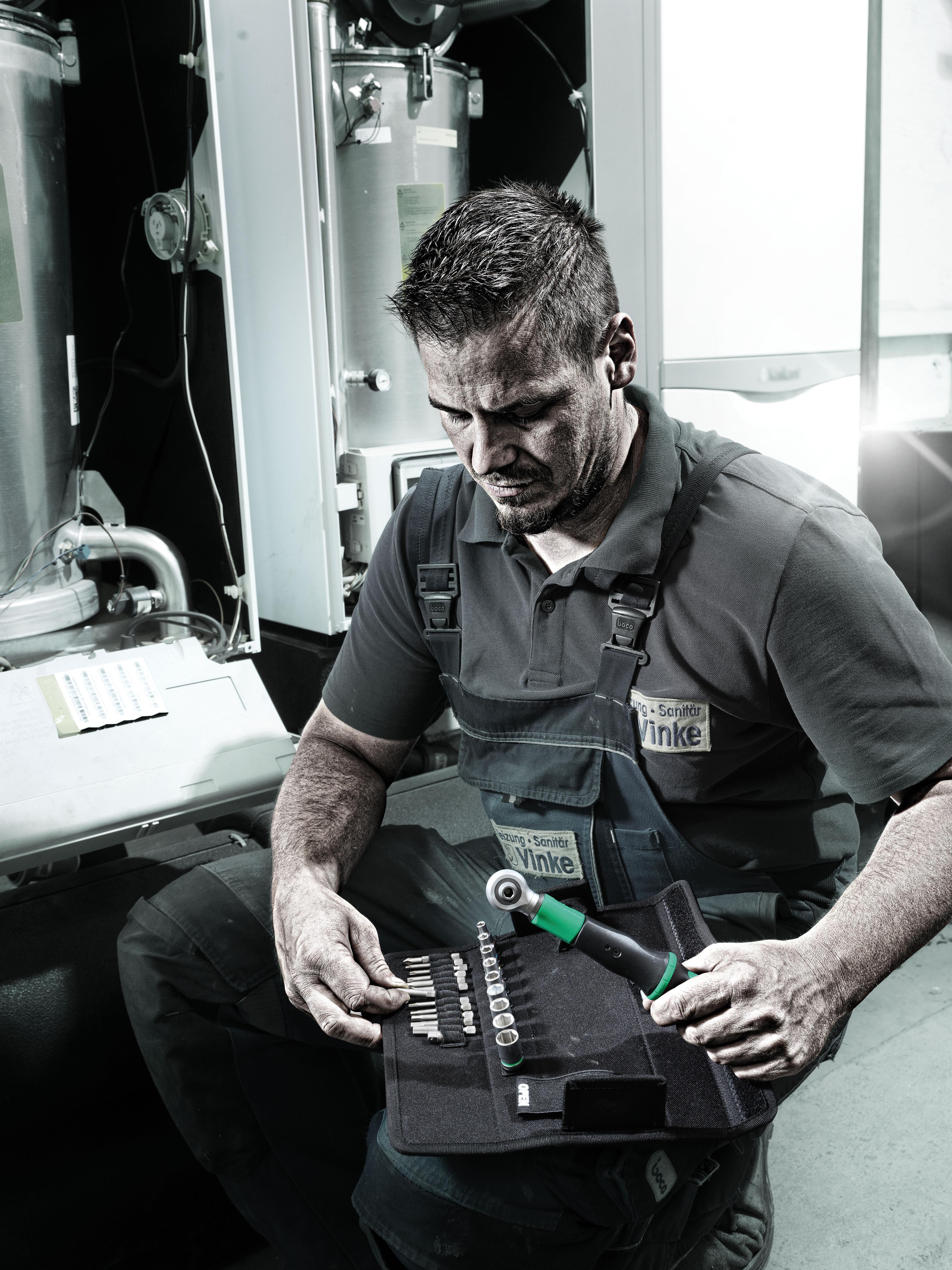 Wera Safe-Torque A 2 Torque Wrench 23 Piece Set 1/4" Hex Drive