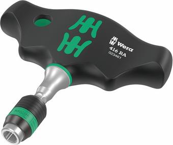 Wera 416 RA T-Handle Bitholding Screwdriver With Ratchet Function