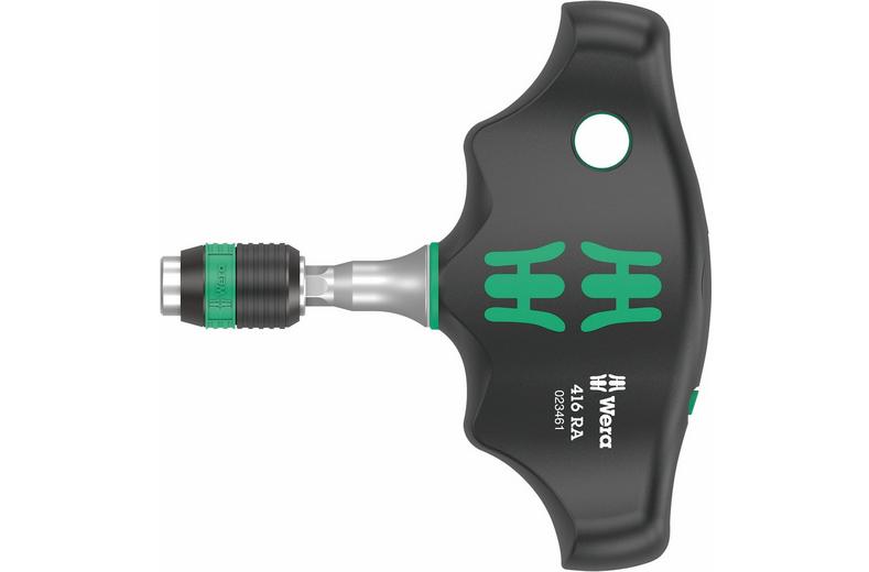 Wera 416 RA T-Handle Bitholding Screwdriver With Ratchet Function Wera 416 RA T-Handle Bitholding Screwdriver With Ratchet Function