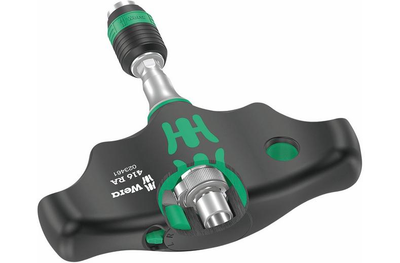 Wera 416 RA T-Handle Bitholding Screwdriver With Ratchet Function Wera 416 RA T-Handle Bitholding Screwdriver With Ratchet Function