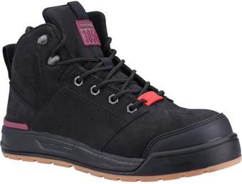 Hard Yakka PR Side Zip Womens Safety Boot - Black