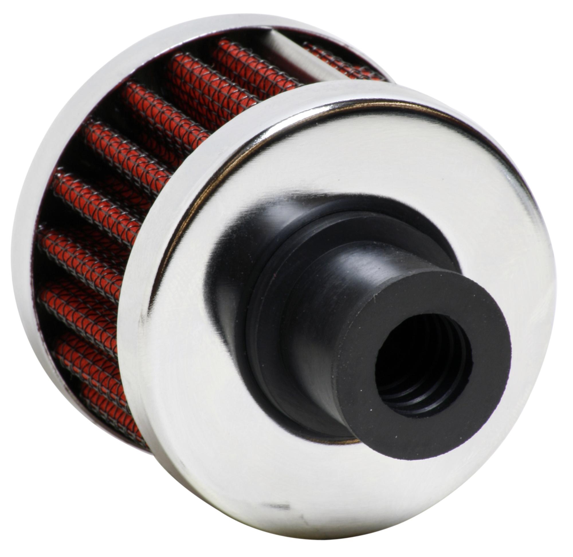 Ripspeed Universal Vent Filter Gauze/Chrome Finish - Red