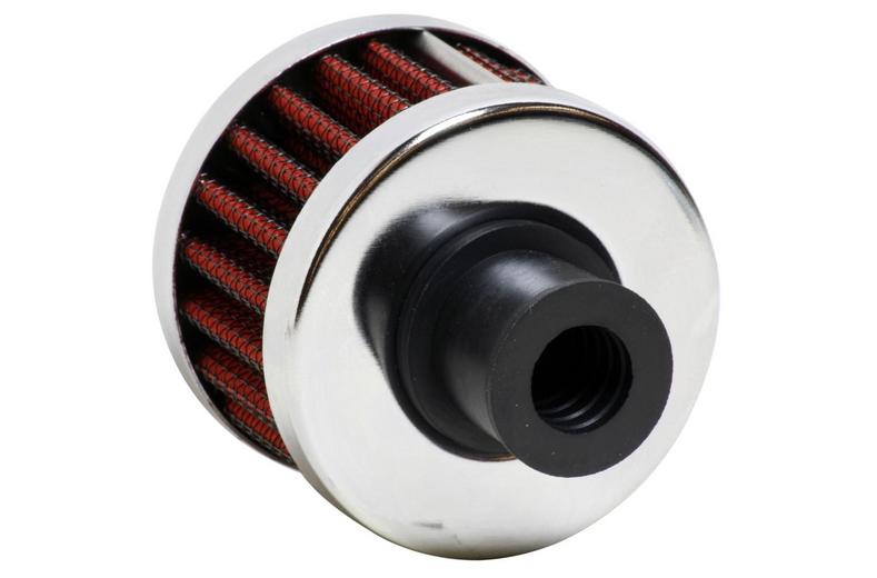 Ripspeed Universal Vent Filter Gauze/Chrome Finish - Red Ripspeed Universal Vent Filter Gauze/Chrome Finish - Red