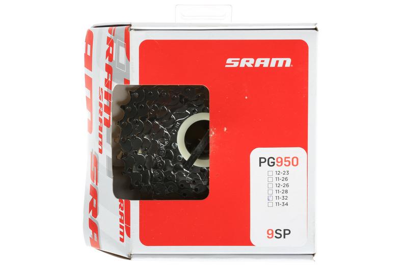 SRAM PG-950 9 Speed Cassette 11-32 SRAM PG-950 9 Speed Cassette 11-32