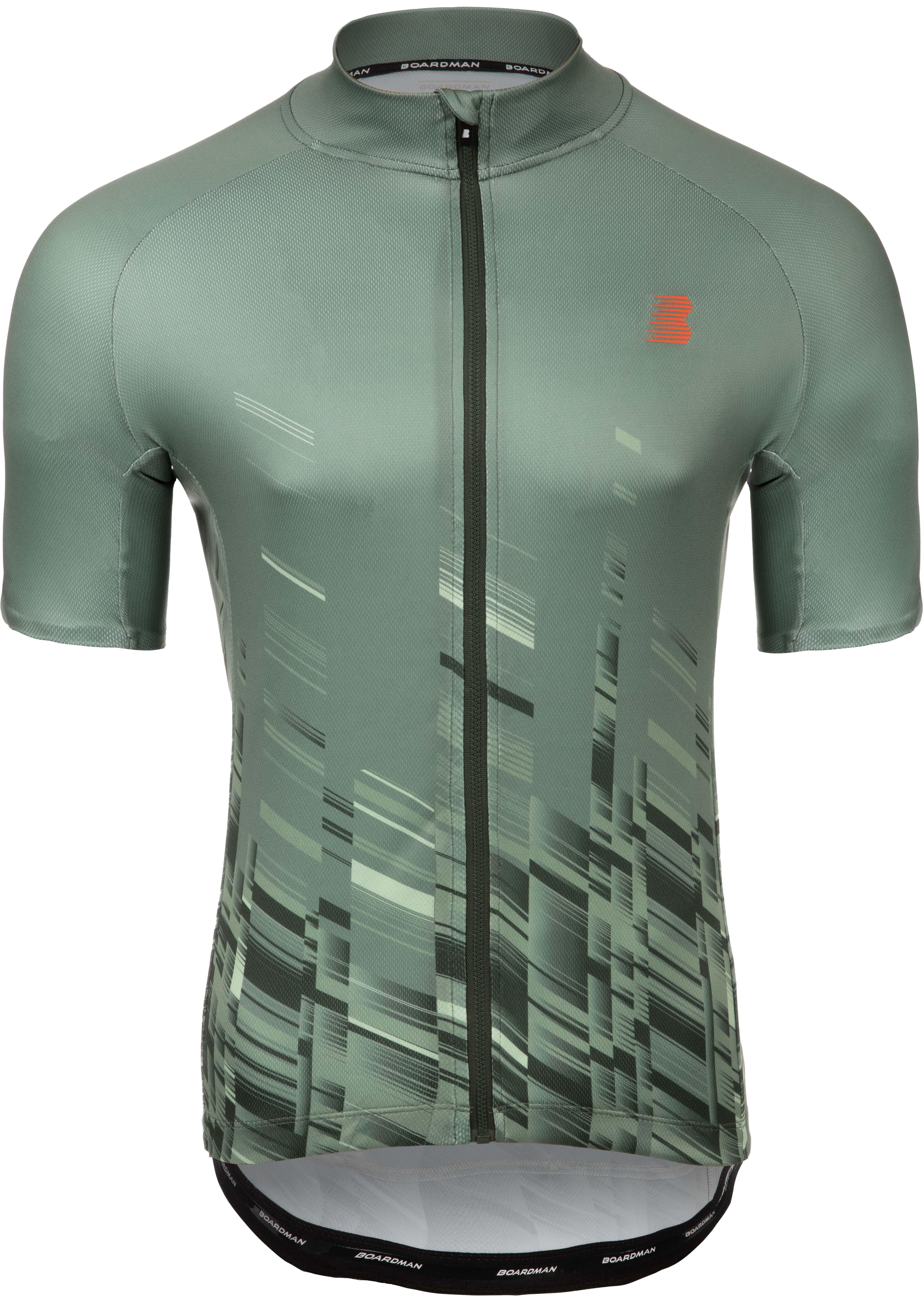 Boardman Mens Cycling Jersey, Green Halfords UK