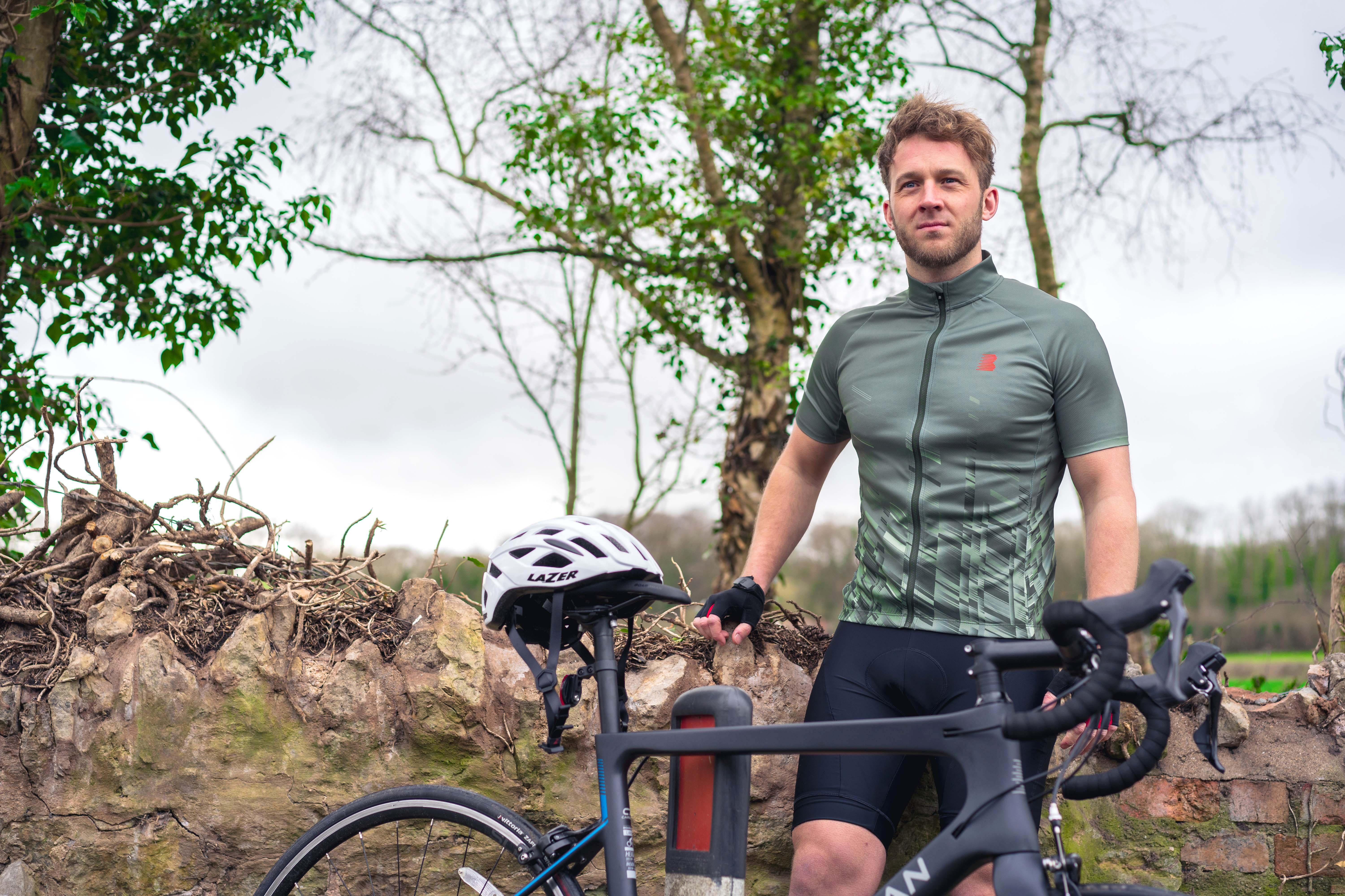 Boardman Mens Cycling Jersey, Green