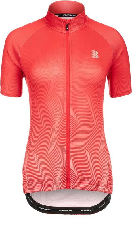 Halfords Boardman Ladies Cycling Jersey, Coral Red, 10 | Extra 8% off for BC Members