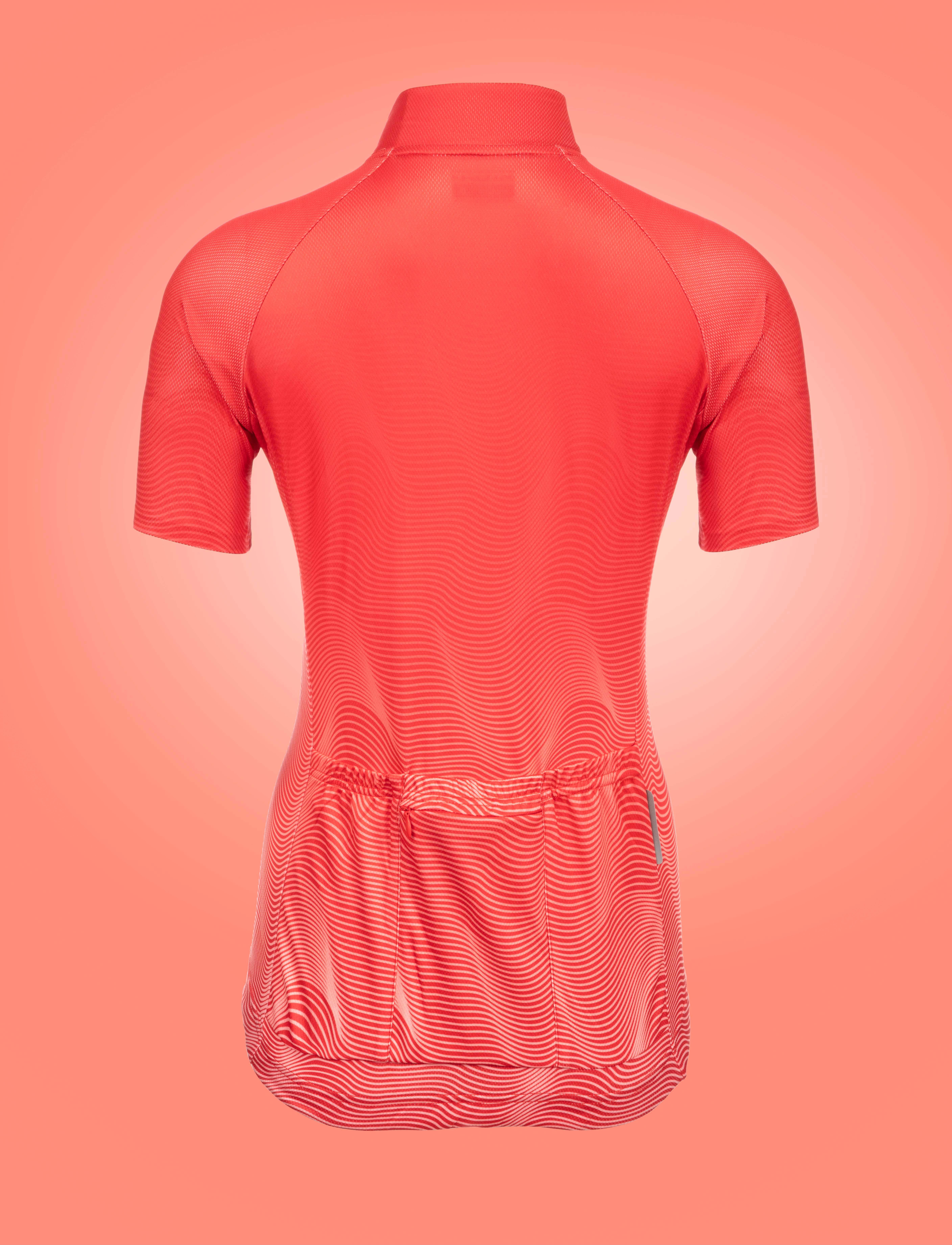 Boardman Ladies Cycling Jersey, Coral Red
