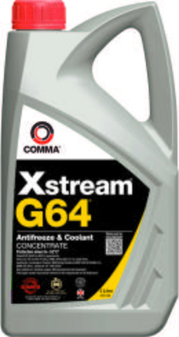 Comma Xstream G64 Antifreeze Coolant Concentrate 2L