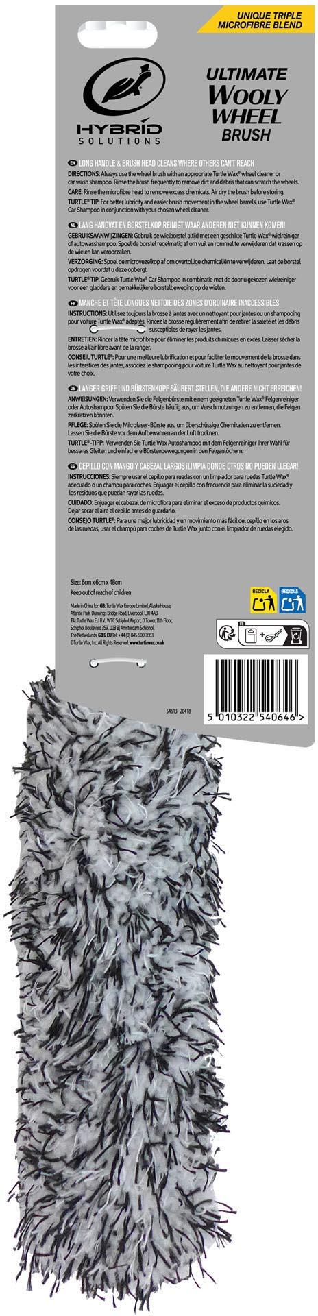 Turtle Wax Hybrid Solutions Ultimate Wooly Wheel Brush