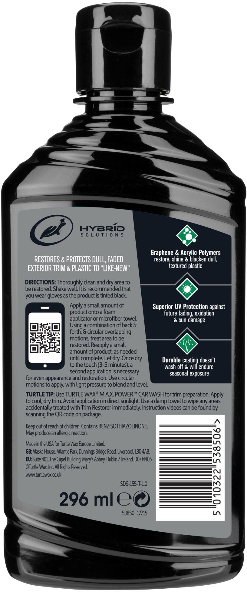 Turtle Wax Hybrid Solutions Graphene Acrylic Trim Restorer