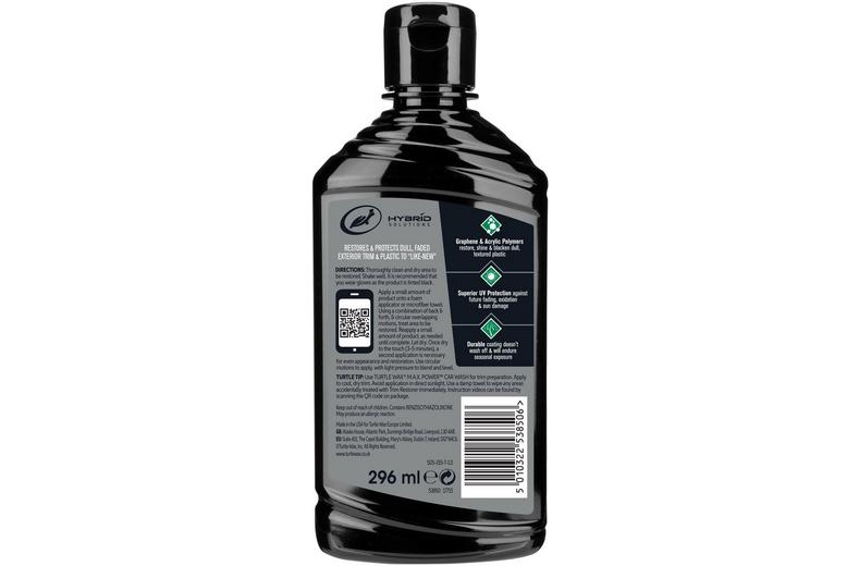 Turtle Wax Hybrid Solutions Graphene Acrylic Trim Restorer Turtle Wax Hybrid Solutions Graphene Acrylic Trim Restorer