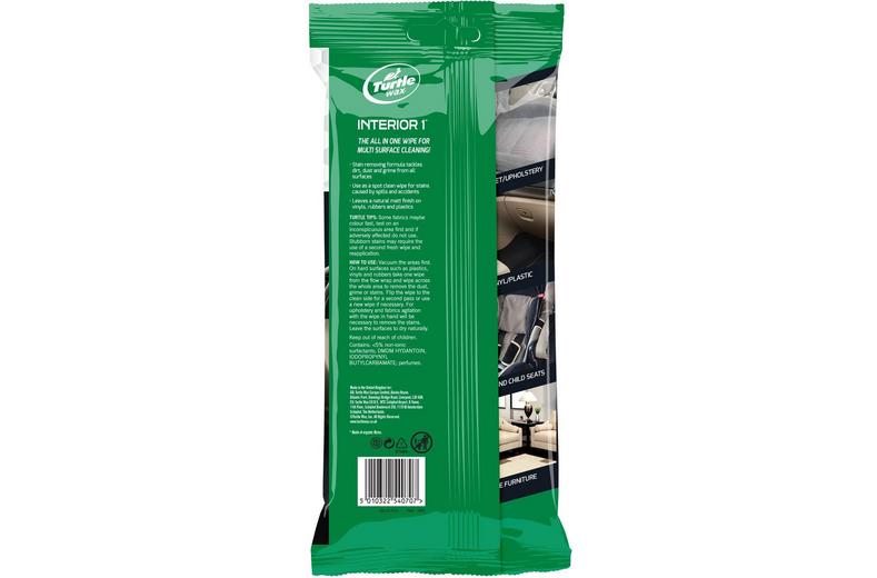 Turtle Wax Interior 1 MP Cleaner Wipes Turtle Wax Interior 1 MP Cleaner Wipes