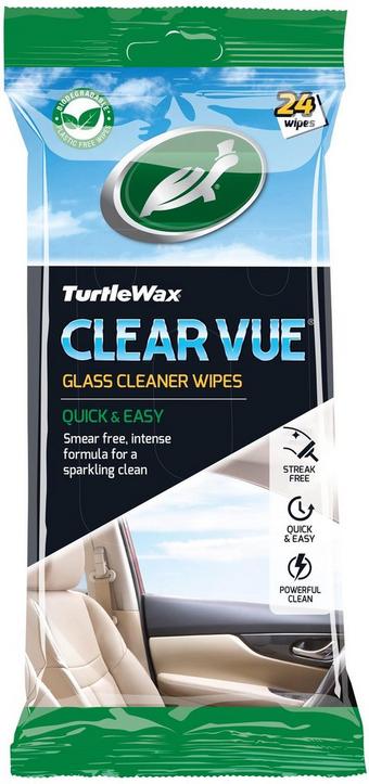 Turtle Wax CLEARVUE Glass Cleaner Wipes