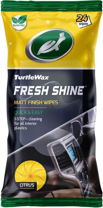 Turtle Wax Fresh Shine Matt Dash Wipes