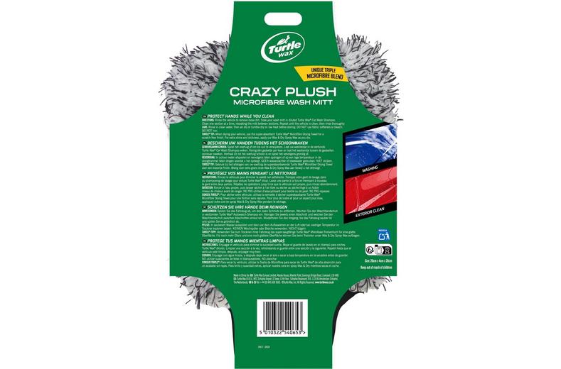 Turtle Wax Plush Microfibre Wash Mitt Turtle Wax Plush Microfibre Wash Mitt