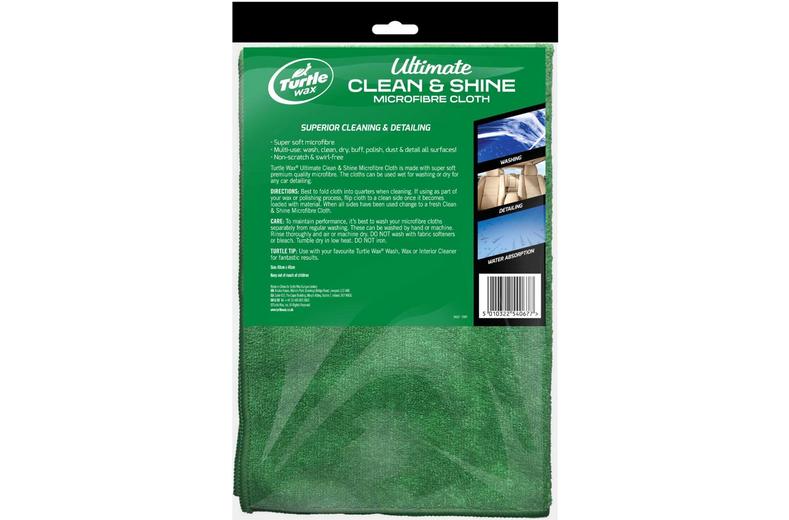 Turtle Wax Clean & Shine Microfibre Cloths X3 Turtle Wax Clean & Shine Microfibre Cloths X3