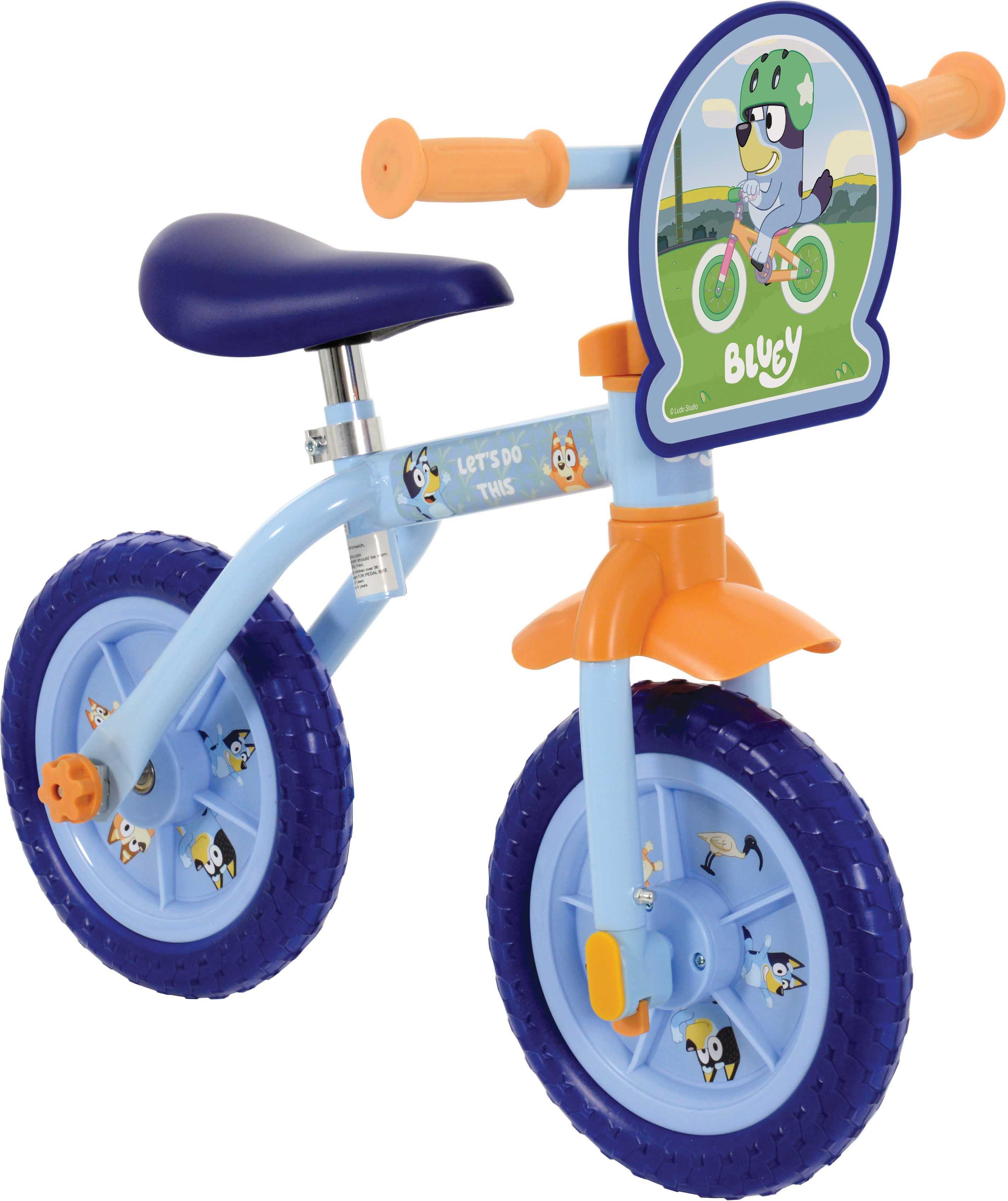 Bluey 2 in 1 Balance Bike - 10" Wheel