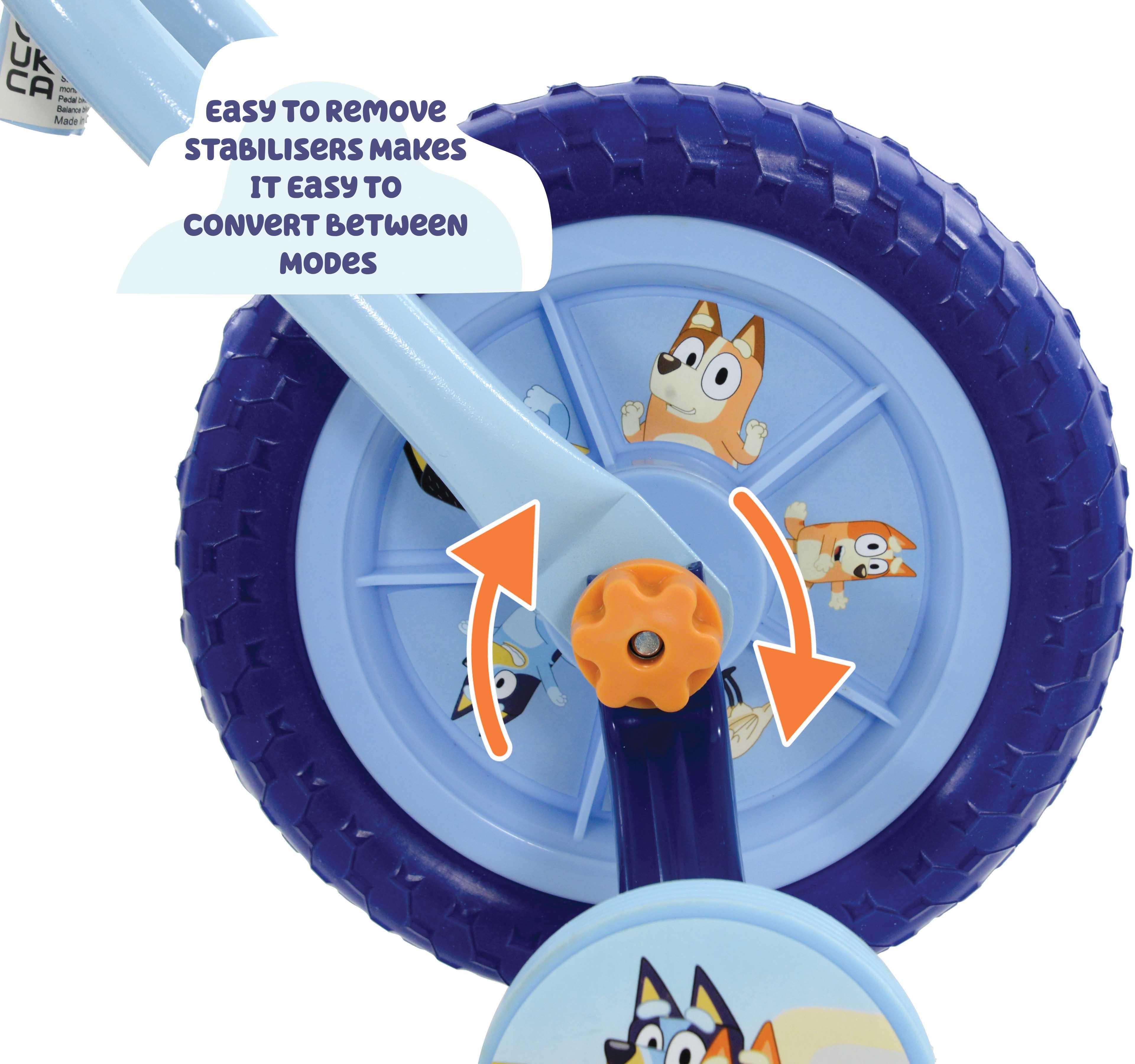 Bluey 2 in 1 Balance Bike - 10" Wheel