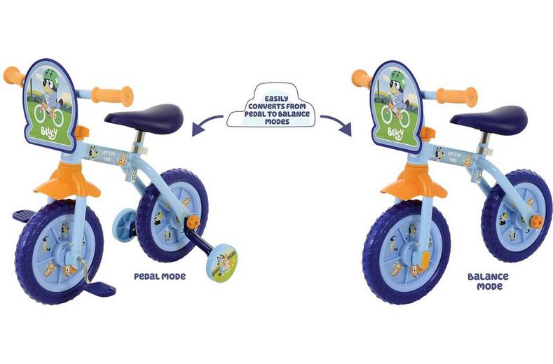 Bluey 2 in 1 Balance Bike - 10" Wheel Bluey 2 in 1 Balance Bike - 10" Wheel