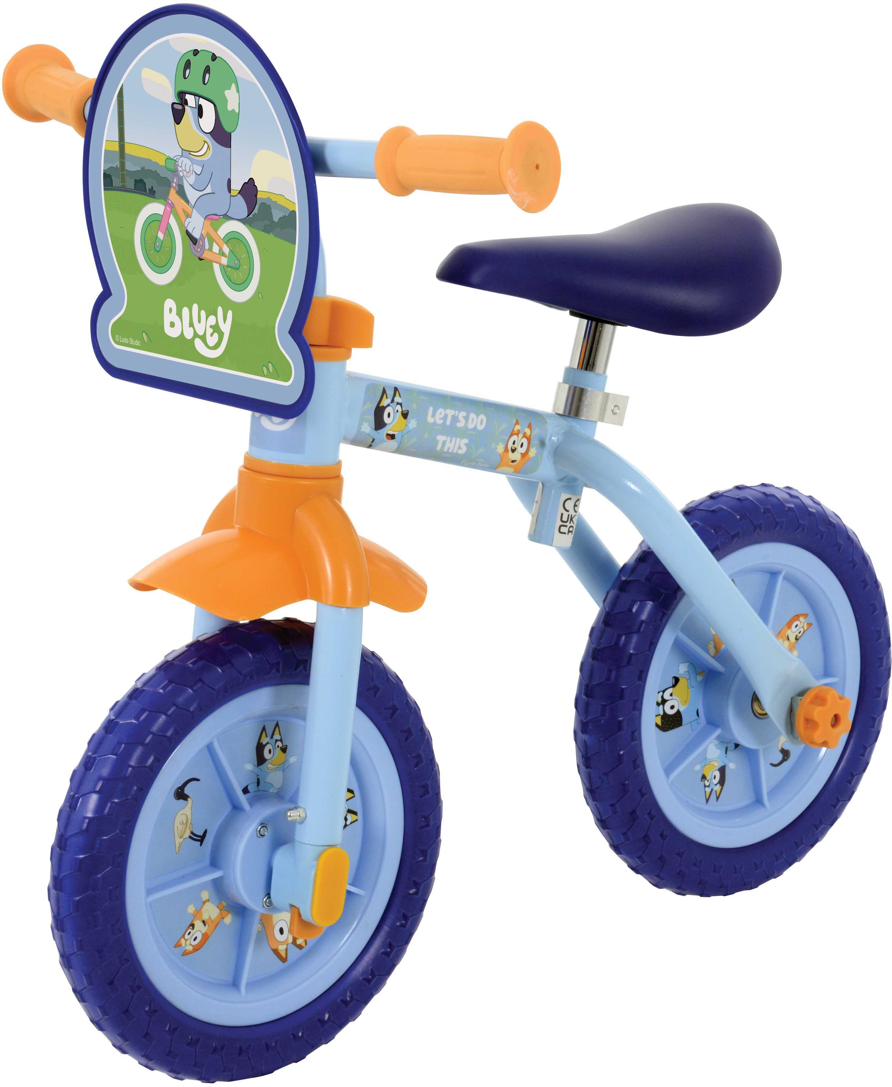 Bluey 2 in 1 Balance Bike - 10" Wheel