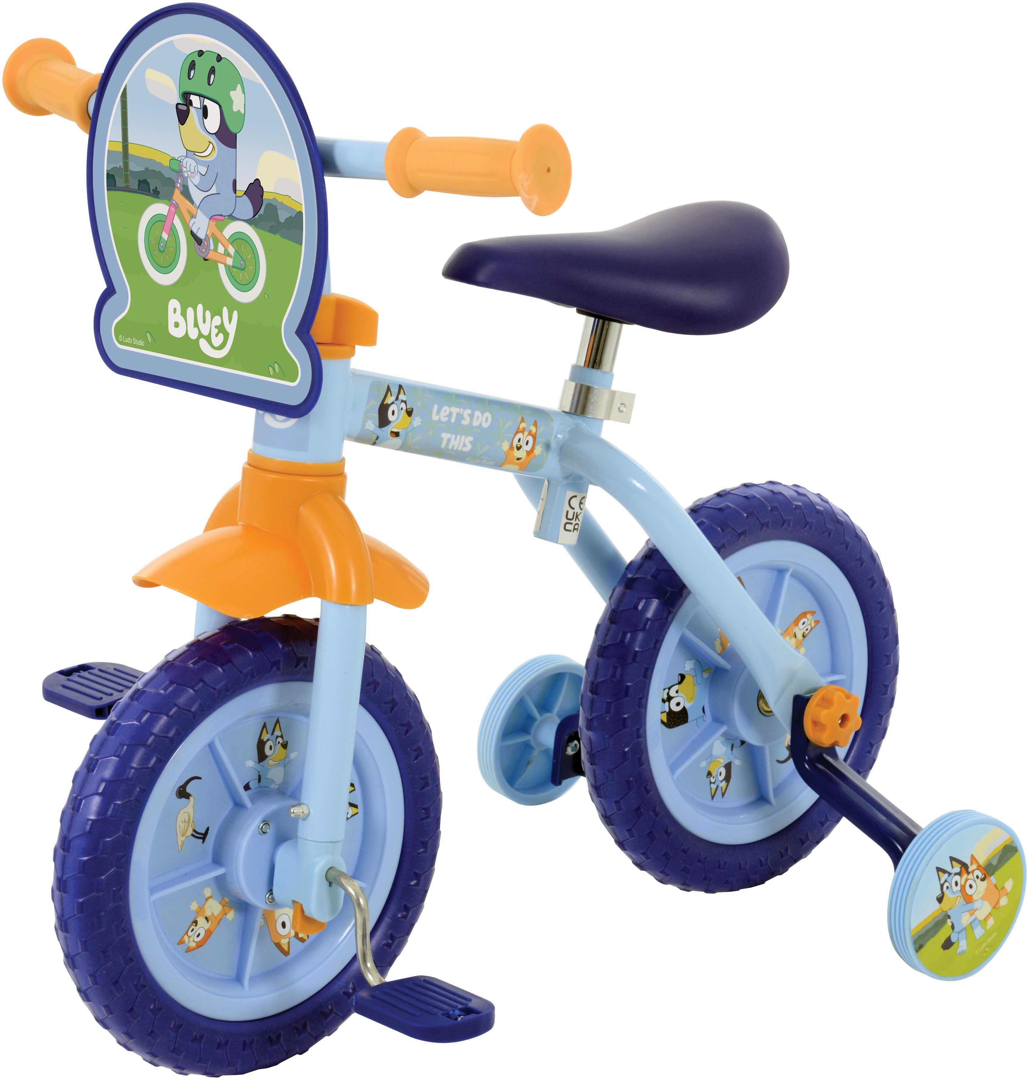 Bluey 2 in 1 Balance Bike - 10" Wheel
