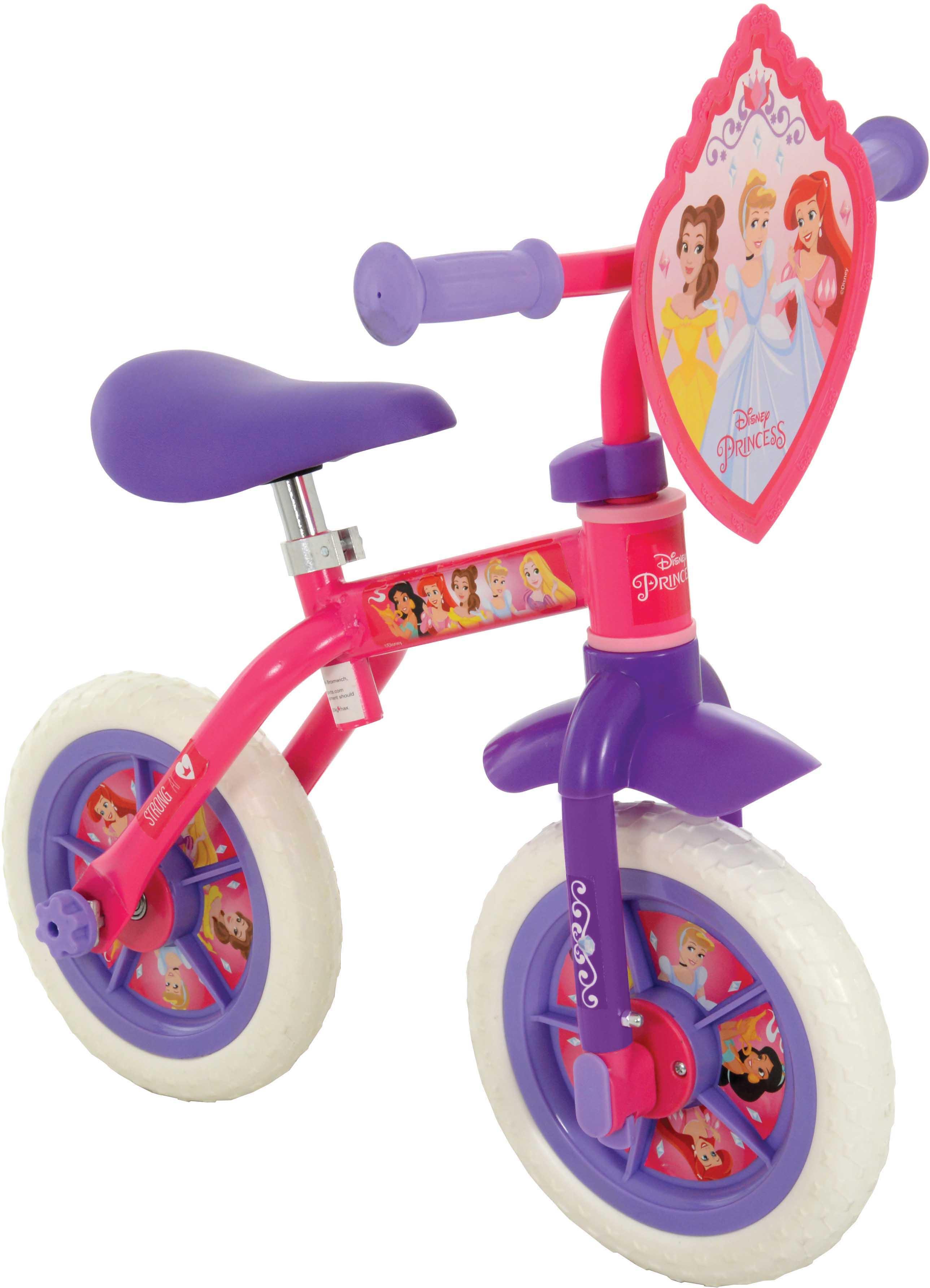 Disney Princess 2 in 1 Balance Bike - 10" Wheel