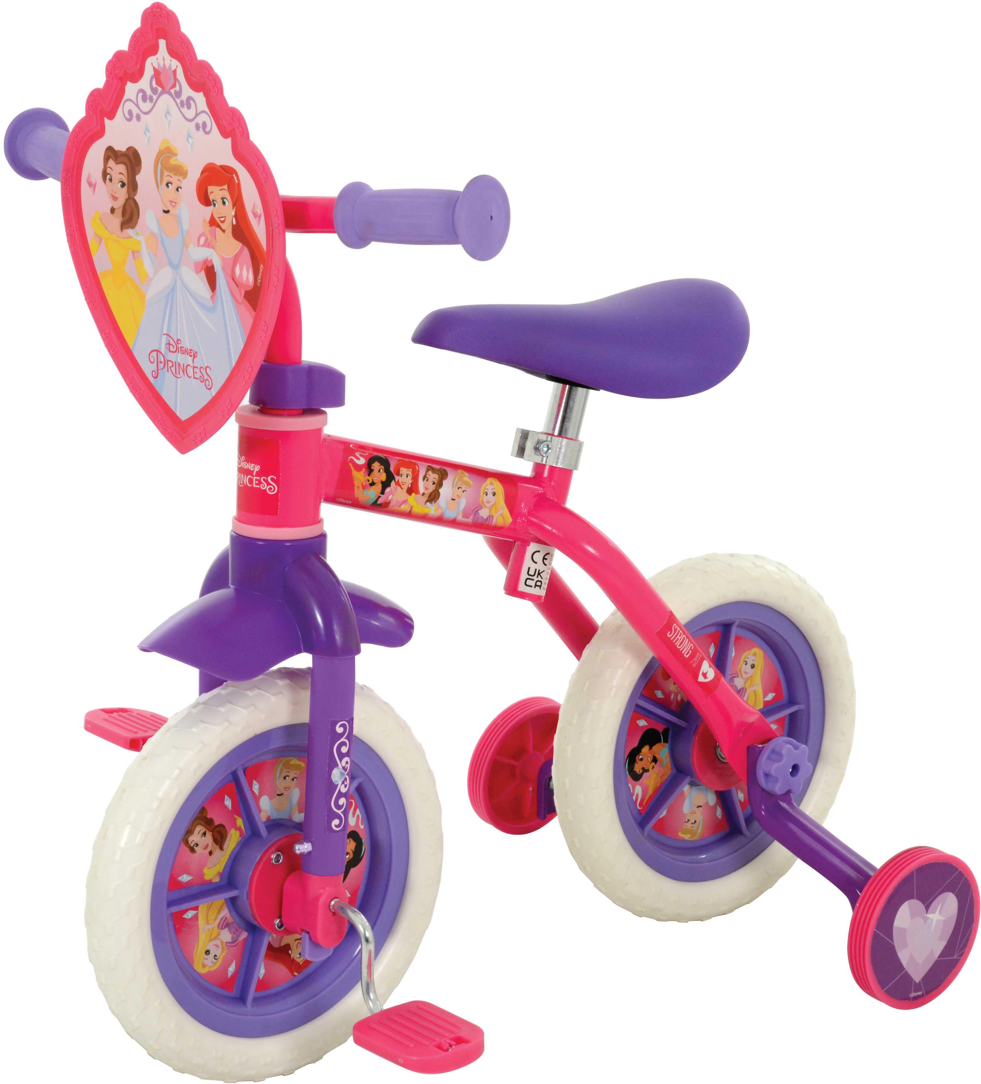 Disney Princess 2 in 1 Balance Bike - 10" Wheel