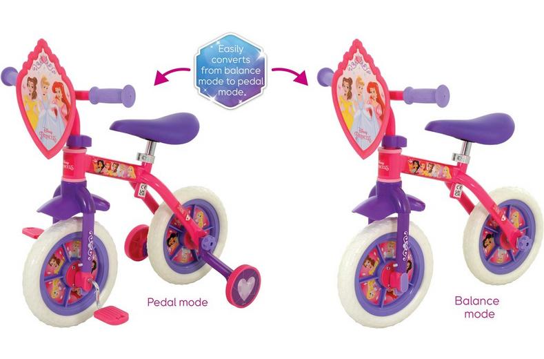 Disney Princess 2 in 1 Balance Bike - 10" Wheel Disney Princess 2 in 1 Balance Bike - 10" Wheel