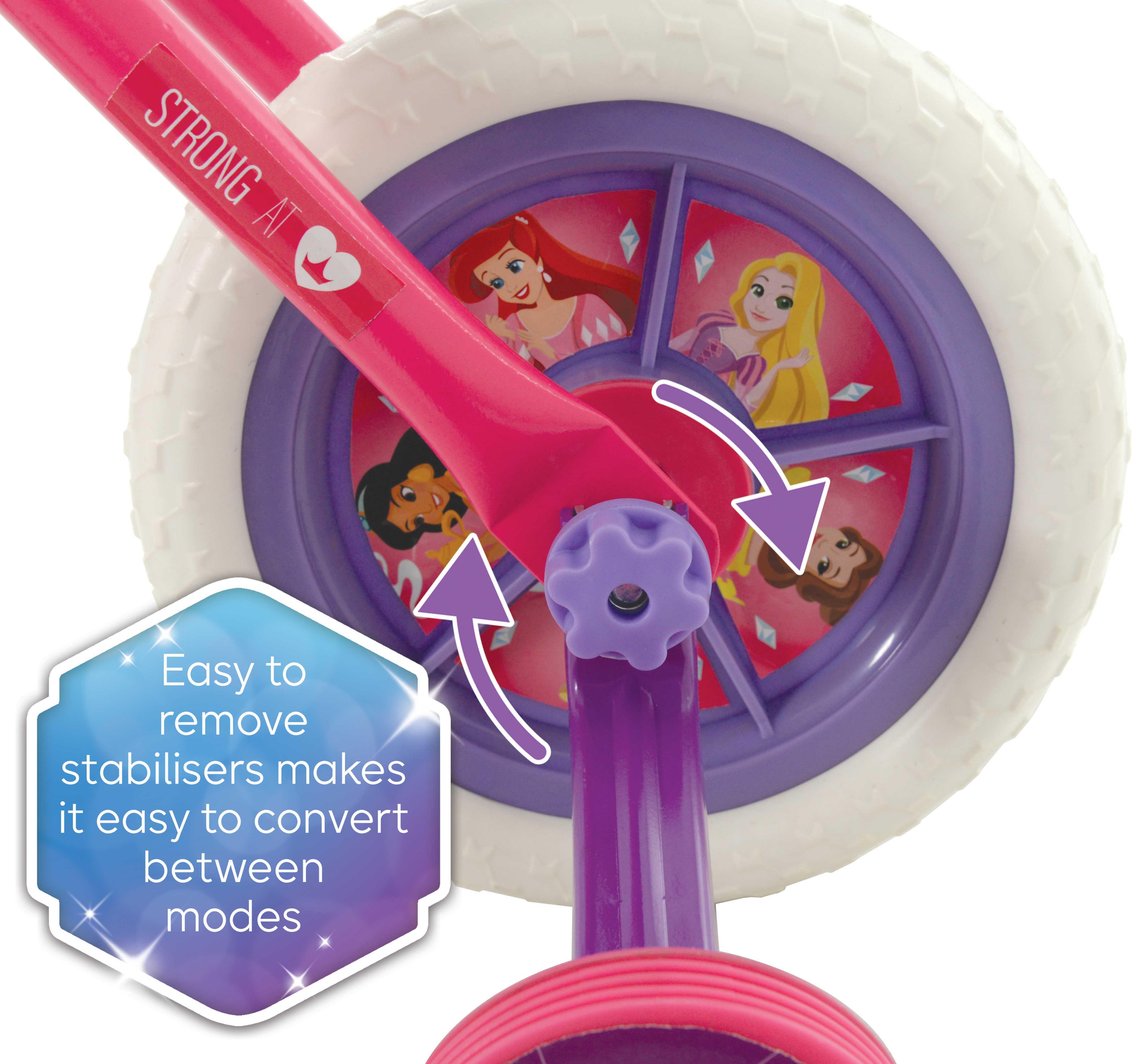 Disney Princess 2 in 1 Balance Bike - 10" Wheel