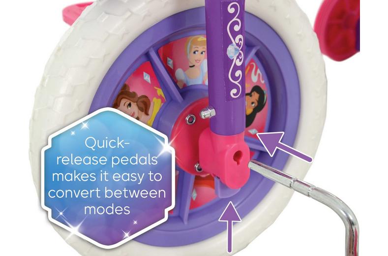 Disney Princess 2 in 1 Balance Bike - 10" Wheel Disney Princess 2 in 1 Balance Bike - 10" Wheel