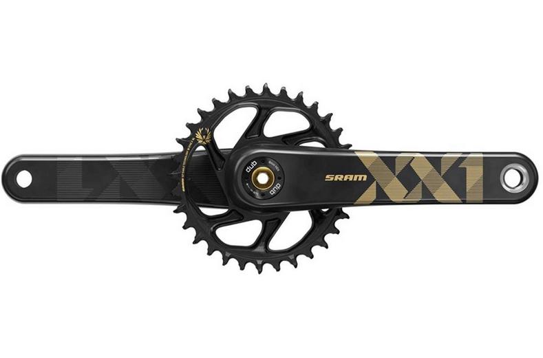 SRAM XX1 Eagle DUB SL Boost Crankset Gold 34T, 170mm SRAM XX1 Eagle DUB SL Boost Crankset Gold 34T, 170mm