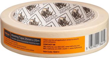 Halfords Masking Tape 25mm x25m | Extra 8% off for BC Members