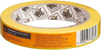 Halfords Automotive Masking Tape 18Mm X 25M | Extra 8% off for BC Members