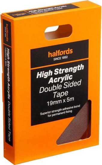 Halfords Double Sided Trim Tape 19mm x 5m