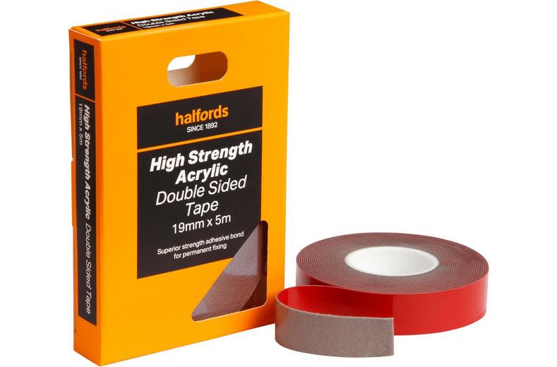 Halfords Double Sided Trim Tape 19mm x 5m Halfords Double Sided Trim Tape 19mm x 5m