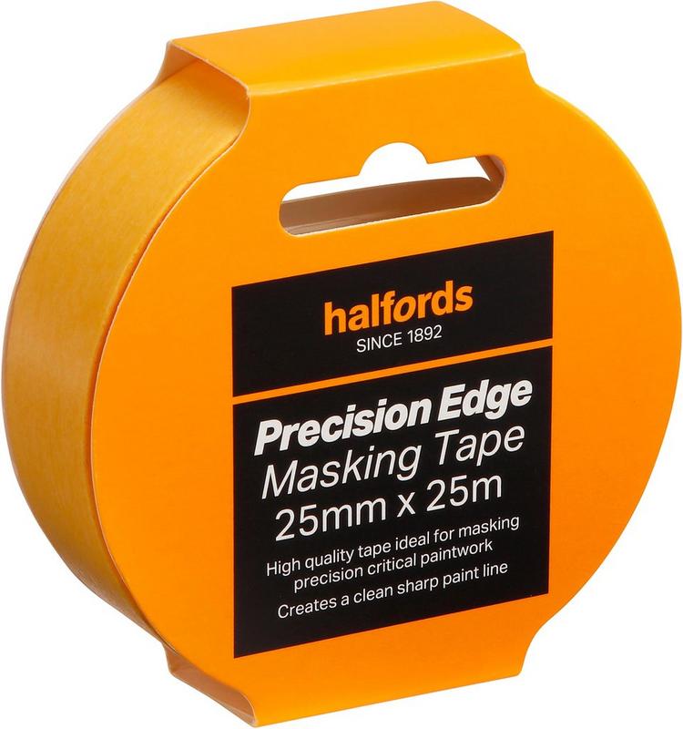 Halfords Precision Edge Tape 25M X 25M | Extra 8% off for BC Members