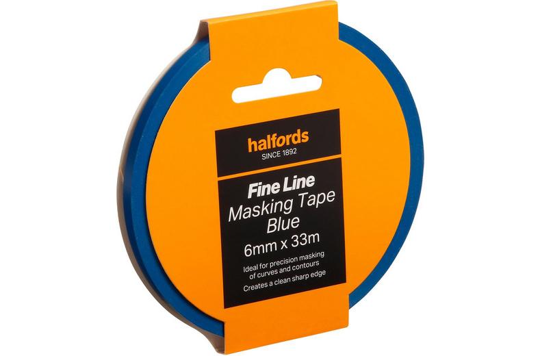 Halfords Fine Line Tape Blue 6mm x 33m Halfords Fine Line Tape Blue 6mm x 33m