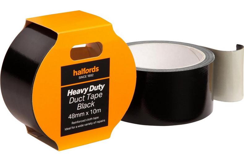 Hal H/D Duct Tape Black, 48mm x 10m Hal H/D Duct Tape Black, 48mm x 10m