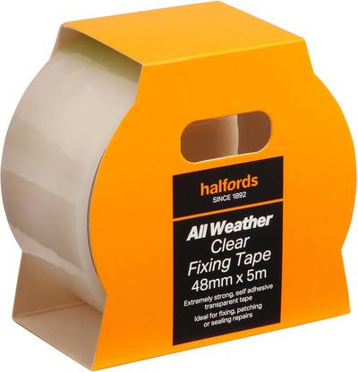 All Weather Clear Fixing Tape 48mm x 5m