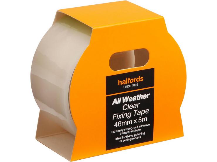 All Weather Clear Fixing Tape 48mm x 5m