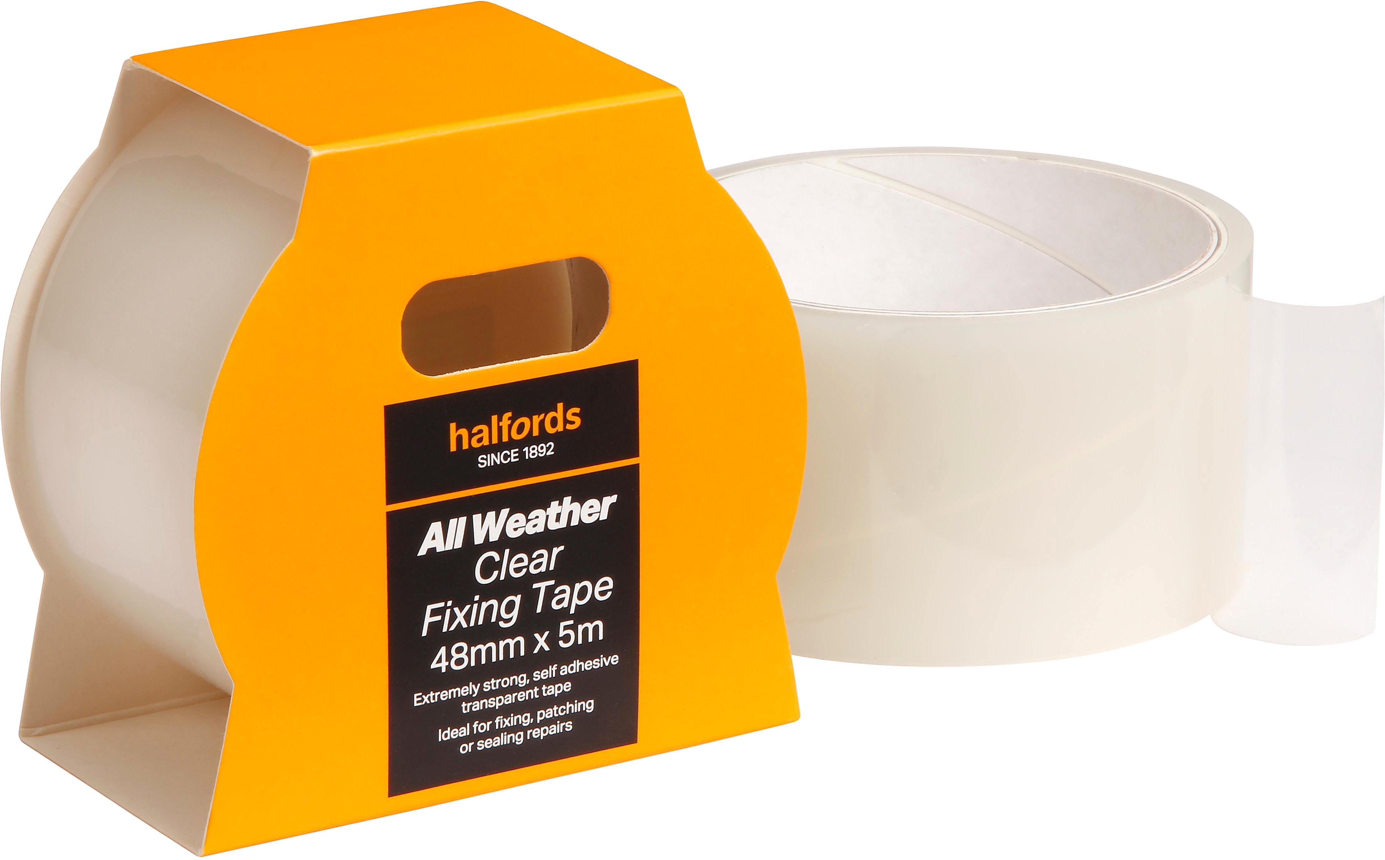 All Weather Clear Fixing Tape 48mm x 5m