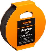 Halfords Anti Slip Tape Black 25Mm X 5M | Extra 8% off for BC Members