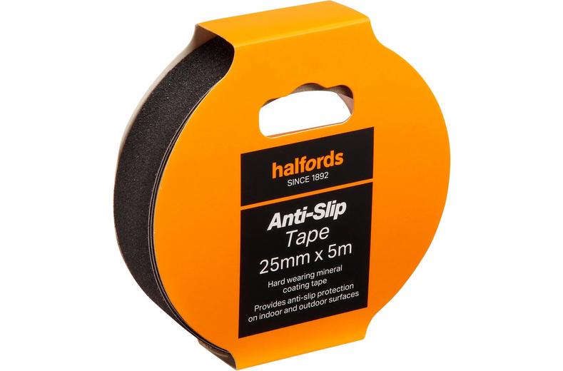 Halfords Anti Slip Tape Black 25mm x 5m Halfords Anti Slip Tape Black 25mm x 5m