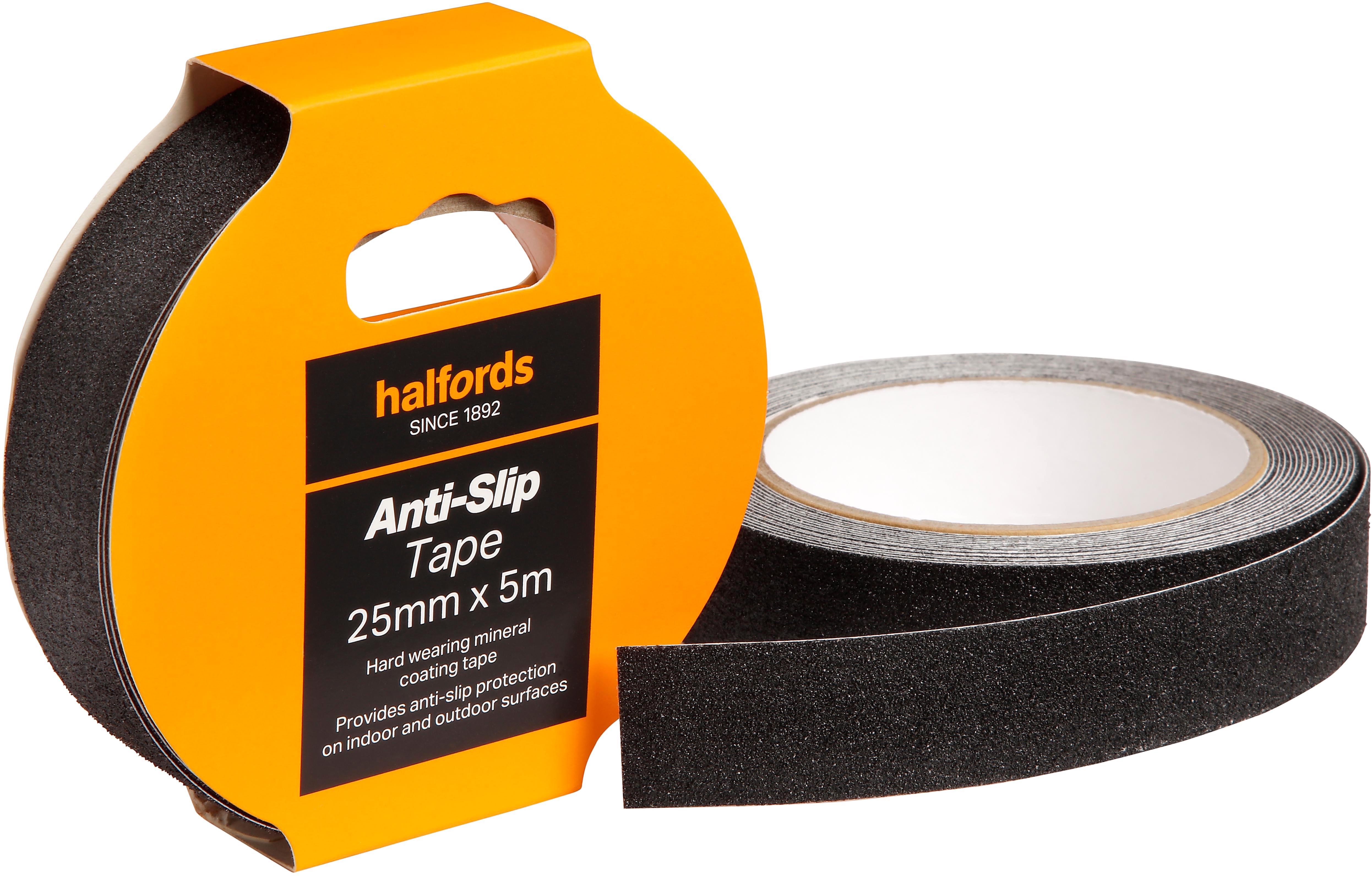 Halfords Anti Slip Tape Black 25mm x 5m Halfords UK